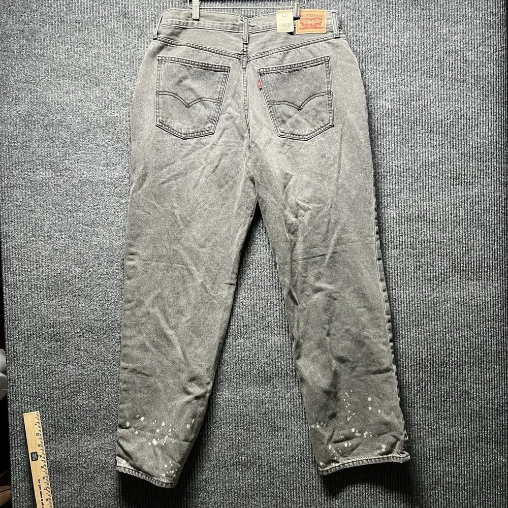Levis Low Pro Mens Jeans 32x30 Faded Black Straight Leg‎ Mid Rise Relaxed NWT